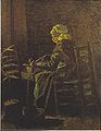 Yumak Saran Kadın, 1884, Van Gogh Müzesi, Amsterdam (F36)