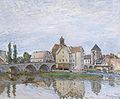Alfred Sisley: Moret-sur-Loing, 1892. Privatsammlung