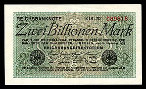 GER-135-Reichsbanknote-2 Trillion Mark (1923)