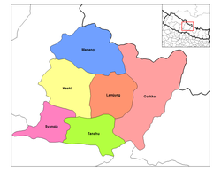 Gandaki distrikter i Nepal