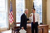 Barack Obama and Vice President of the United States Joe Biden