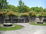 津軽要塞の御殿山第二砲台跡（2009年6月）