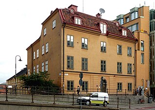 Johan Eberhard Carlbergs hus i Överkikaren 25, Hornsgatan 24 / Pustegränd 1
