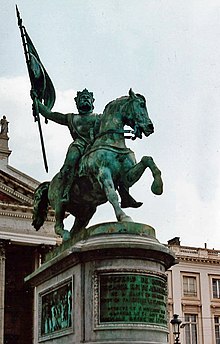 Кінна статуя Ґотфріда в Брюсселі