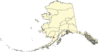 ブリストルベイ郡の位置を示したアラスカ州の地図
