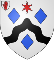 Baronetų Strongų (Š. Airija) herbas su estoile tipo žvaigžde