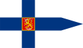 Finská válečná vlajka (1920–1978) Poměr stran: 11:18