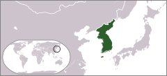 Położenie Korei