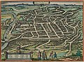 Lietuvių: Vilniaus žemėlapis )1576 m.) English: Vilnius map 1576 Беларуская: Мапа Вільні (1576)