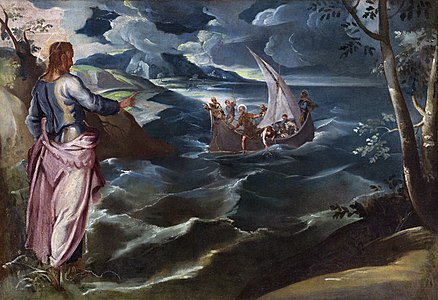 «Христос в Галілейському морі», Якопо Тінторетто (між 1575—1580)