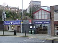 Main entrance to Port Glasgow railway station