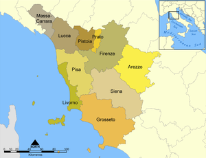Provinces of Tuscany.