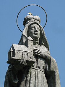 Saint Hedwig statue Zabrze.jpg
