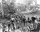 Amerikanska soldater under slaget om Guadalcanal.