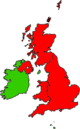 cartina del regno Unito