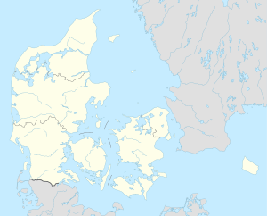 Берсен. Карта розташування: Данія