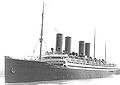 A II. vilmos császár tiszteletére elnevezett Kaiser Wilhelm II utasszállító hajó