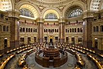 A Kongresszusi Könyvtár olvasóterme