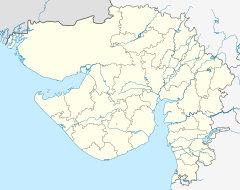 纳格什瓦拉究提林迦在古吉拉特邦的位置