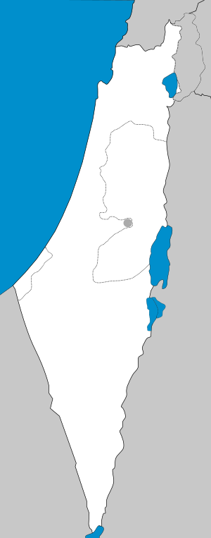 عرب النفيعات على خريطة فلسطين