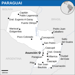 Lokasi Paraguay
