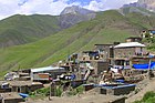 Un village de montagne à Khinaliq.