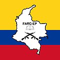 コロンビア革命軍の旗