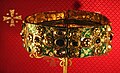 Železna langobardska krona, premer 15 cm, stolnica v Monzi