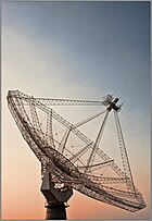 En del av Giant Metrewave Radio Telescope, december 2008.