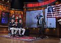 Екипажа на Атлантис в шоуто The Colbert Report