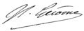 Jean-Léon Gérôme aláírása