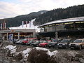 Die neue Leoganger Talstation im Winter 2006/07