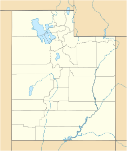 Map showing the location of Dead Horse Point State Park