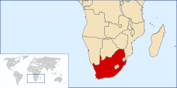 Location of Koonfur Afrika