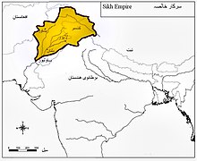 رنجیت سنگھ سکھ سلطنت پیلی سرحد کے اندر