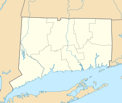 Канондејл на карти Connecticut