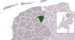 Location of Achtkarspelen
