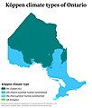 Image 12Köppen Climate Map of Ontario (from Eastern Ontario)