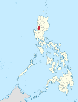 Locatie van Benguet in de Filipijnen
