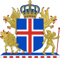 blazono de la "reĝlando Islando" de 1918 ĝis 1944
