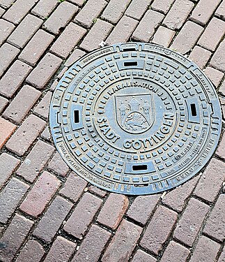 Manhole2 in Göttingen Germany - Wartungsdeckel Stadt Göttingen