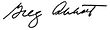 Signature de Greg Abbott