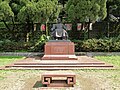 Statue of Chiang Kai-shek in the park.