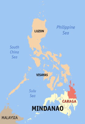 Розташування регіону на мапі Філіппін