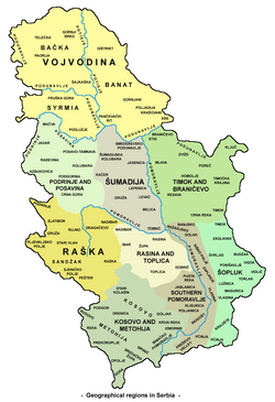 Географски региони Србије