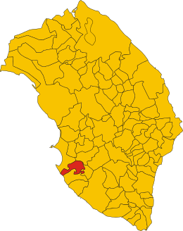 Taviano - Localizazion