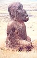 Tukuturi, a moai at Rano Raraku