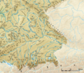 Karte der Landschaften von Bayern mit Flüssen