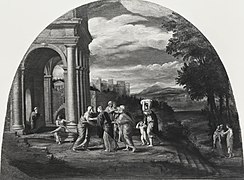 Paesaggio con la Visitazione (realizzato con Sisto Badalocchio, 1604-1610), Galleria Doria Pamphilij, Roma