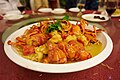 Chinese style lobster yi fu noodle